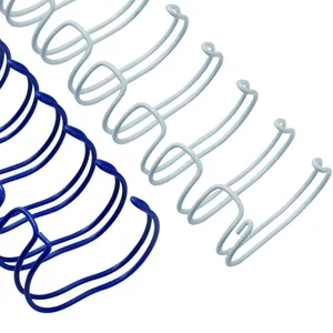 Cable de anillo doble para agenda de cuaderno, tamaño de 1/4 "a 1-3/4", nuevo planificador de encuadernación utilizado