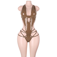 Vêtements de danse exotique en cuir verni à bretelles, combinaisons, sous-vêtements de pole dance, costumes de scène de qualité pour service de bouteilles, direct usine