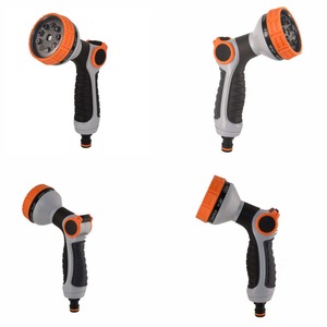 Pistola de agua con 9 funciones, ángulo ajustable de 110 grados, puerto de 2,5 mm para regar flores, lavar coches, jardinería, riego - Product Image 2
