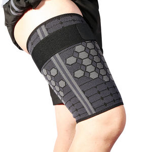 Manchon de soutien de sécurité de fitness respirant tricoté personnalisé sangle antidérapante réglable équipement de compression de la <span class=keywords><strong>cuisse</strong></span> - Product Image 1