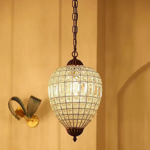 <span class=keywords><strong>Lampadario</strong></span> in Cristallo a Forma di <span class=keywords><strong>Mongolfiera</strong></span> Retrò per Ristorante, Camera da Letto, Hotel o Casa Vacanze, Design Francese Lungo e Semplice - Product Image 2