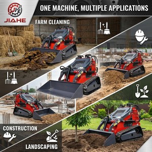 EU 25Hp T380 Mini Skid Steer with EPA <b>Engine</b> <b>Stand</b> Mini Compact Crawler - Product Image 3