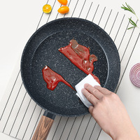 Ensemble de 15 ustensiles de cuisine en aluminium antiadhésif avec couvercles en verre et poignées en bois pour cuisinières à induction et à gaz, design moderne et minimaliste pour la cuisine à domicile