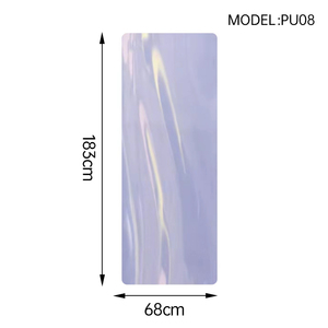 Tapis <span class=keywords><strong>de</strong></span> <span class=keywords><strong>yoga</strong></span> et <span class=keywords><strong>de</strong></span> Pilates pliable, antidérapant, imperméable, écologique, en mousse <span class=keywords><strong>de</strong></span> caoutchouc naturel PU, 5 mm, 183 cm, 2 kg, vente en gros d'usine - Product Image 6