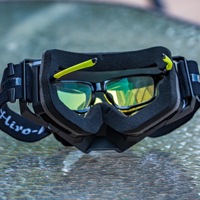 Lunettes de moto rétro SCOHIROWORK pour sports de plein air - Masque de casque de route, lunettes de cyclisme et de moto