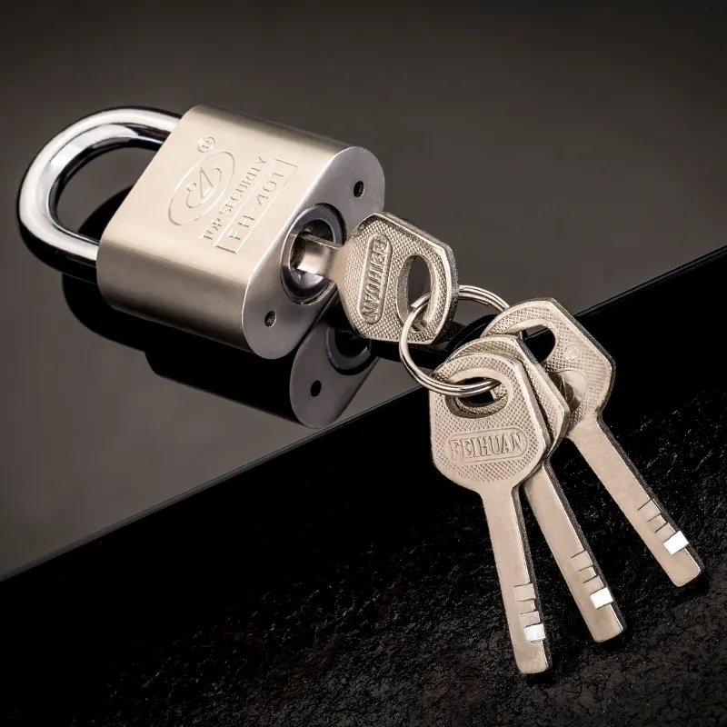 OEM-llave cuadrada de NICKLE-PLATED, llave de paleta de acero 3/4, candado de hierro, muestras gratis de fábrica