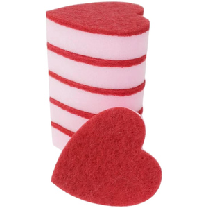 Esponjas de Cocina en Forma de Corazón de 30 mm de Grosor, Cepillos para Lavar Platos, Estropajo - Product Image 1