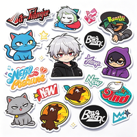Autocollants en vinyle imperméables personnalisés Jinyu, impression de logo, étiquettes adhésives, découpe Kiss Cut et Die Cut pour la promotion de la marque