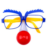 Clown Costume Accessoires Gants Lunettes Nez Bandeau Adulte Sifflet Chaussette
