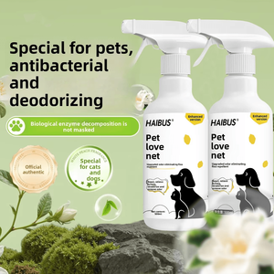 <span class=keywords><strong>Spray</strong></span> Spécial Anti-Puces, Tiques et Lentes pour Chats et Chiens, Usage Externe, 500ml, Non-Insecticide, Écologique, Intérieur/Extérieur - Product Image 2