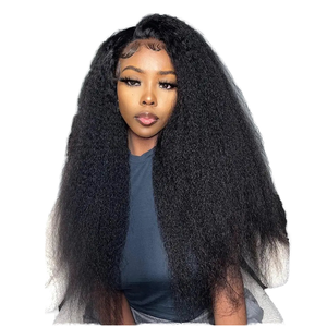 Obtenez une élégance naturelle et texturée avec une perruque en cheveux humains lisses et bouclés, offrant du volume, de la résistance et un style quotidien sans effort. - Product Image 1
