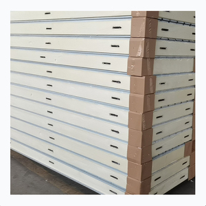 100Mm Cách Điện Kim Loại PIR Tường PU Roof Bảng Điều Chỉnh Poliuretan Polyurethane Bánh Sandwich Bảng Điều Chỉnh Phòng Lạnh Tấm - Product Image 1