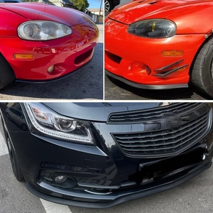 2.5M Car Front Bumper Lip <b>Rubber</b> <b>Strip</b> Foam Front Lip Side Skirt Protective Cover External Lip Anti-collision <b>Strip</b> - Product Image 5