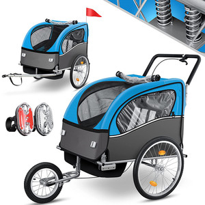 <span class=keywords><strong>Remolque</strong></span> de <span class=keywords><strong>Bicicleta</strong></span> para <span class=keywords><strong>Niños</strong></span> y Carrito de Jogging Plegable para Exteriores, Transporte de Mercancías y Paseos en el Parque - Product Image 3