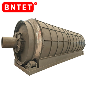 15T Máquina de pirólisis de neumáticos de desecho ecológica completamente automática 45% Rendimiento de aceite Sistema de procesamiento de caucho sin contaminación - Product Image 2