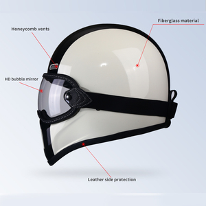 AD Factory personalizado nuevo tamaño XL cara completa Retro fibra de vidrio cascos de motocicleta protección de seguridad para carreras de carretera - Product Image 2