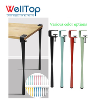 Pieds de table réglables en fonte et acier pour bricolage, table basse, table à manger, console, bar et canapé – Vente en gros usine