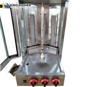 Máquina comercial de shawarma de gas con 3 quemadores, sistema automático de Doner <span class=keywords><strong>Kebab</strong></span> vertical de acero inoxidable para uso en restaurantes - Product Image 2