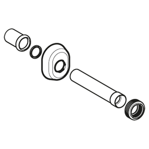 GEBERIT Tuyau de raccordement chromé Outil de tournage de haute qualité - Product Image 2