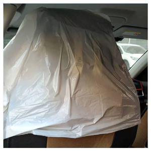 Sarung jok mobil transparan antidebu sekali pakai, penutup jok mobil otomotif plastik sekali pakai pemeliharaan kendaraan - Product Image 2