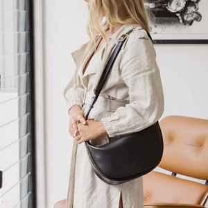 Bolso Bandolera de Piel Sintética PU, Diseño Minimalista en Forma de Media Luna, para Mujer, Ideal para Viajes Diarios, Diseño Personalizado, Venta al Por Mayor, REACH - Product Image 1