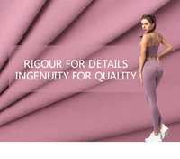 Tissu doux au toucher 75% nylon 25% élasthanne 230 g/m² pour vêtements de sport et de yoga