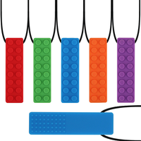 Collier de dentition sensoriel sans bpa pour enfants, jouet organique, doux, personnalisé, à mâcher, lot pour enfants, nouvelle collection
