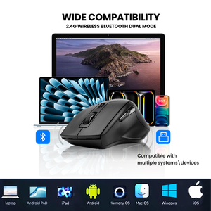 Chất lượng cao Tùy chỉnh chuột không dây sem fio máy tính xách tay Máy tính chơi Game chuột im lặng dọc Ergonomic có thể sạc lại chuột không dây - Product Image 6