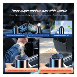 <b>Ultrasonic</b> Essential Oil <b>Diffuser</b> Car Fragrance <b>Diffuser</b> Rechargeable Smart Car air Freshener Car Humidifier <b>Diffuser</b> - Product Image 2