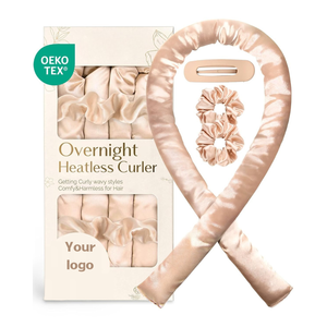 Stirnbänder für Damen, modisches Design als hitzefreier Lockenwickler, keine Hitze, Lockenwickler für müheloses Styling für Wellenformer, DIY Haarstyling - Product Image 1