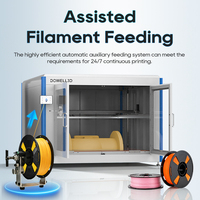 Imprimante 3D FDM fermée DF1010-12, grande taille industrielle 1000 mm, imprimante 3D haute vitesse 500 mm/s, machine d'impression 3D