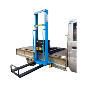 Xách tay điện xe nâng xe tải 1000kg Tải Công suất hoạt động đơn giản thép cho tải xếp dỡ-Stacker xe nâng - Product Image 1