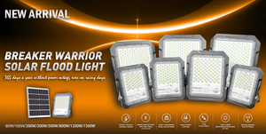 Solar Powered <b>LED</b> Floodlight With PIR <b>Motion</b> <b>Sensor</b> Alarm 1500 Watts for Garden Application Model WD-BW1500C Solar-powered Pir M - Product Image 4