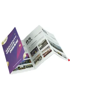 Nhà máy trực tiếp tùy chỉnh thiết kế gấp in hướng dẫn sử dụng gấp giấy in Brochure