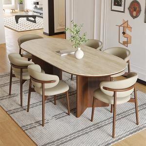 antique oblong wood dining table