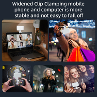 X.MAMEN photographie mobile lumière d'appoint portable portrait photographie lumière caméra LED mini selfie anneau lumineux
