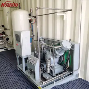 NUZHUO Industrial Oxygen Booster 30 Nm3/Hr ossigeno a 150 Barg ossigeno che separa e riempie la stazione