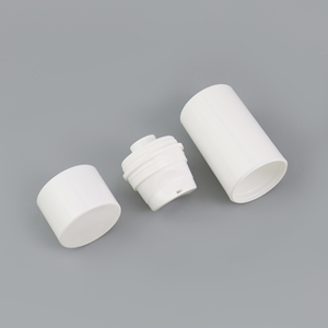 Botellas populares de plástico PP con bomba de loción sin aire 30ml 50ml 80ml 100mL 120ml Acabado suave al tacto Verde mate con <span class=keywords><strong>boca</strong></span> ancha - Product Image 5