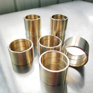 บูชทองเหลืองบูชทองเหลืองพร้อมร่องน้ำมันแบริ่งทองแดงงานหล่อ CNC ตามสั่ง - Product Image 4