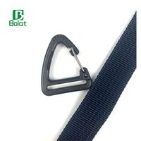 Sangle de connexion pivotante de haute qualité en plastique POM plat de 25 mm, mousqueton professionnel vintage léger, fermoir de luxe sûr et portable