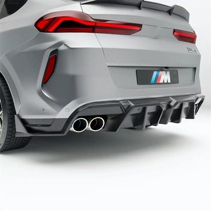 ชุดแต่งคาร์บอนไฟเบอร์แห้งสำหรับ BMW X6M รุ่น X6M RZ-style ประกอบด้วยลิ้นกันชนหน้าคาร์บอนไฟเบอร์ สปอยเลอร์ และสเกิร์ตข้าง - Product Image 4