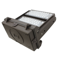 7 ans de garantie du crépuscule à l'aube luminaire mural extérieur de haut en bas rotatif 80w 100 120w 150w led wall pack light dlc etl