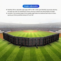 Pantalla LED para Estadios P5 P6 P8 P10, Paneles de Vídeo Móviles para Publicidad Perimetral en Estadios de Fútbol y Deportes