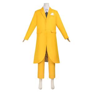 Disfraz de Cosplay del Hombre Enmascarado de Jim Carrey, Traje Largo Amarillo para Halloween, Gran Venta - Product Image 3