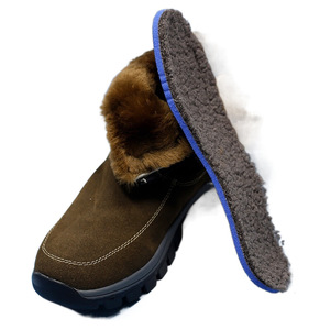 Bottes de neige pour femmes Hu Wai, talon moyen, doublure en fourrure chaude, bottes d'hiver pour l'extérieur - Product Image 5