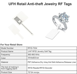<strong>Rfid</strong> <strong>Jewellery</strong> Earring Tag Custom Jewelry Price <strong>Rfid</strong> Tag in Roll Label Tamper Proof Uhf <strong>Rfid</strong> Price Tag <strong>for</strong> Jewelry - Product Image 6