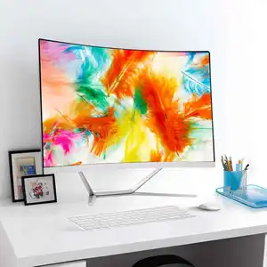 24 inch 27 inch Curved Screen Desktop All in one PC Chinese Computer Supplier with Discrete Graphics Special for Gaming