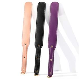 SP Tool SM Flirting Tri Color Vegetable Tanning Leather Sex Training Tool Adult Sex Products Sex Toys Hand Beats - Product Image 1