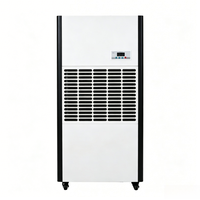 280L/D Dehumidifier Industri Tipe Kabinet, Sistem Pengering Udara Berdiri untuk Rumah Kaca, Gudang, Pabrik, Komersial Pro