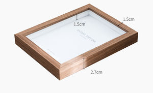 Dầu dính khung hình ba chiều rỗng khung ảnh đa kích cỡ Treo Tường Khung gỗ với các tông bán buôn - Product Image 5